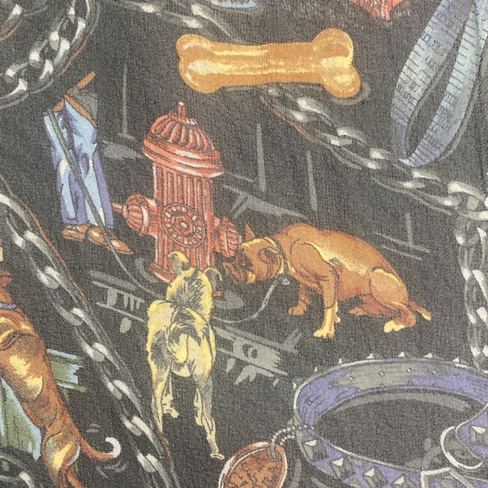 Vintage Nick &‎ Nora NY Dog Scarf Equestrian Alternative Novelty Chains - Picture 6 of 9